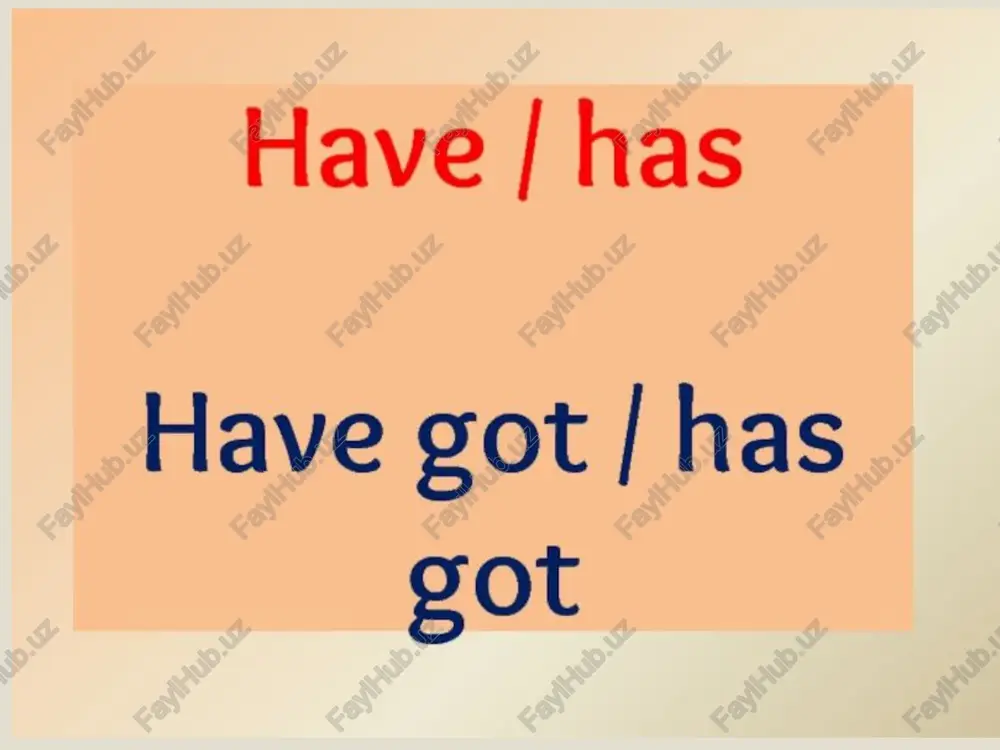have and has — PPTX