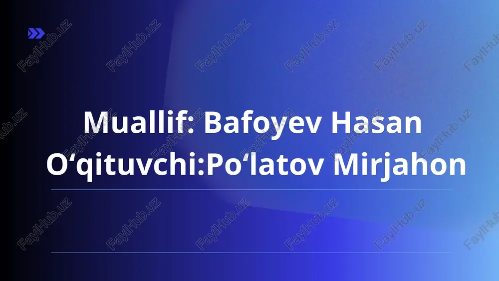 matn protsessorlari va unda ishlash imkoniyatlari — PPTX