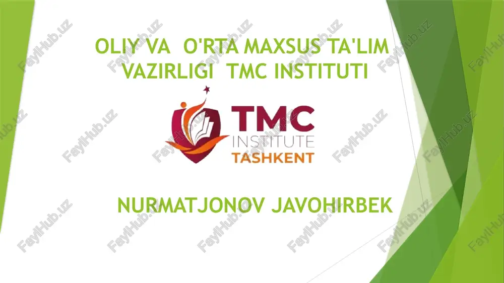 tarmoq operatsion tizimlari — PPTX