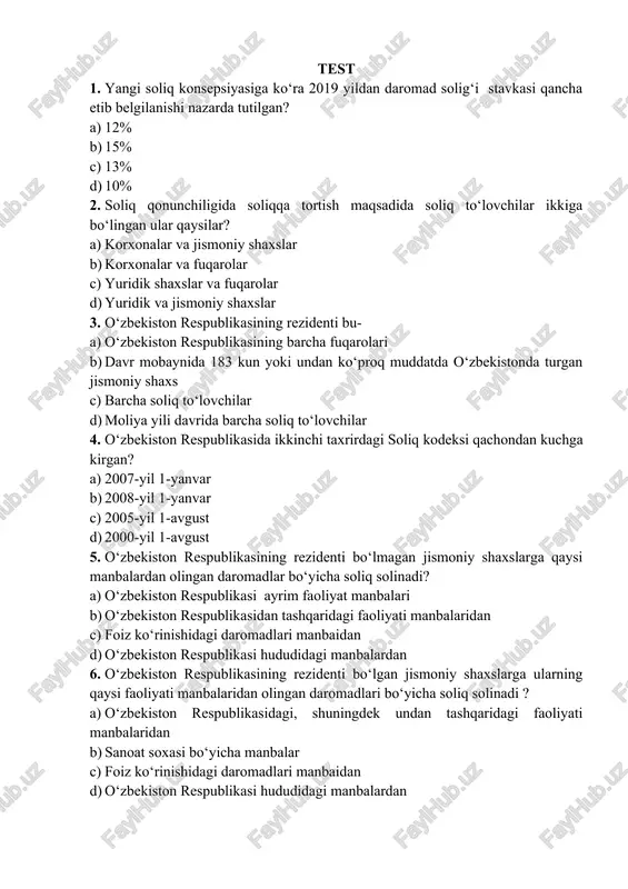 soliq konseptsiyasi — DOCX