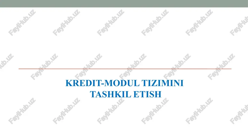 ects tizimi — PPTX