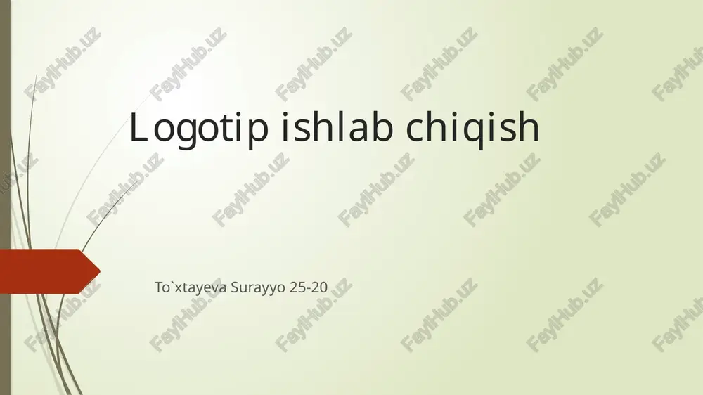 logotipishlabchiqish — PPTX