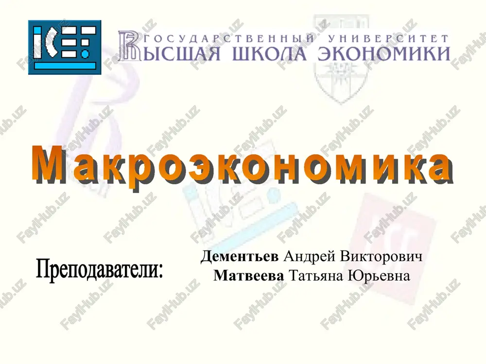 makroekonomika — PPT