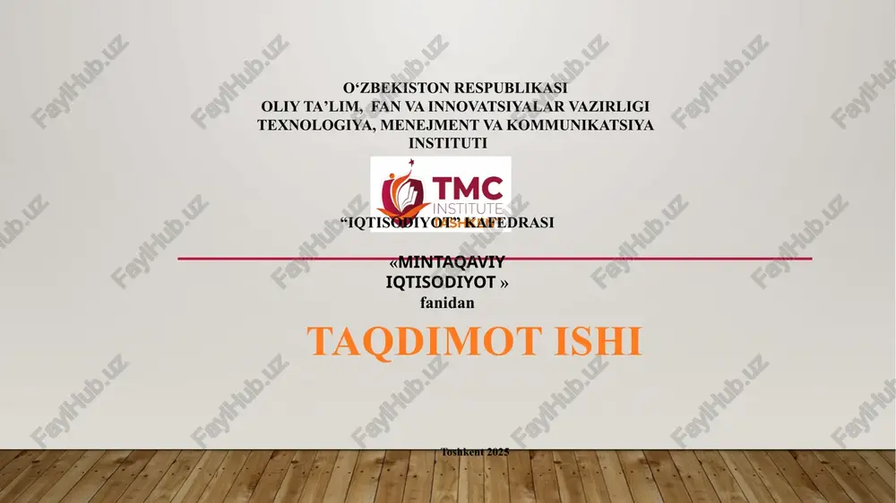 iqtisodiy o’sish — PPTX