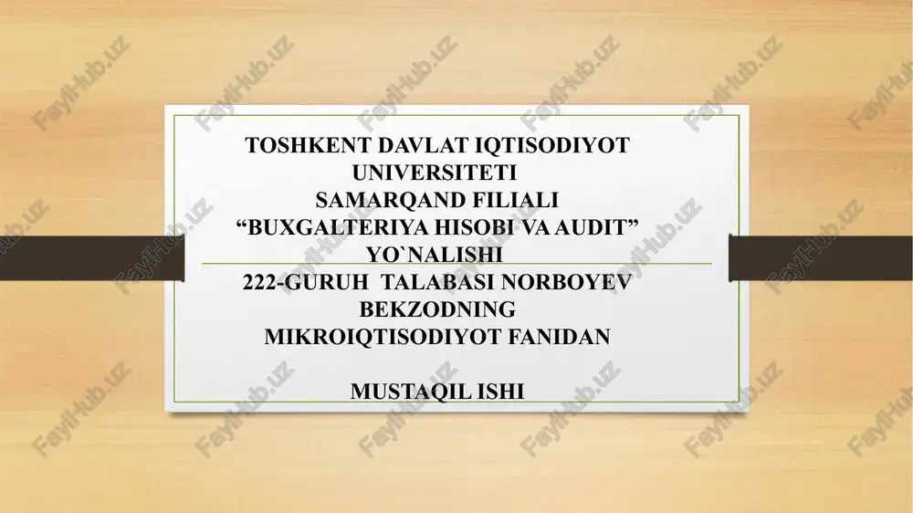 yerbozorihaqidatushuncha — PPTX