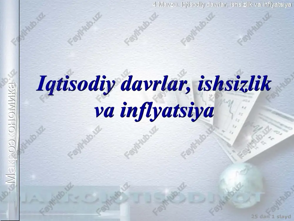 iqtisodiy davrlar — PPT