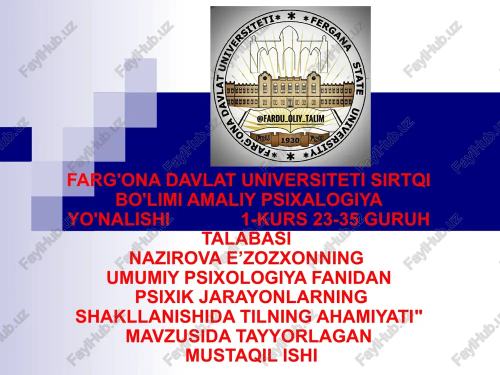 nutqning ahmiyati — PPTX