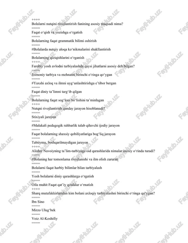 maktabgacha ta’lim — DOCX
