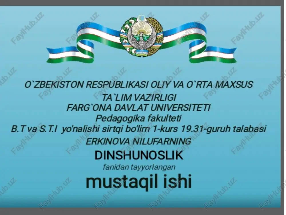 yahudiylikdinininghususiyatlari — PPTX