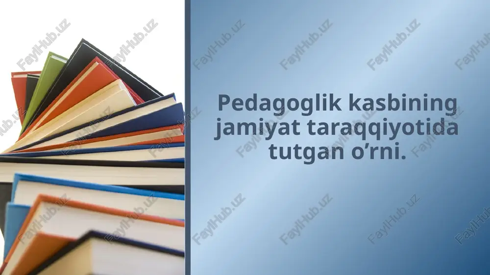 pedagogika kasbi — PPTX