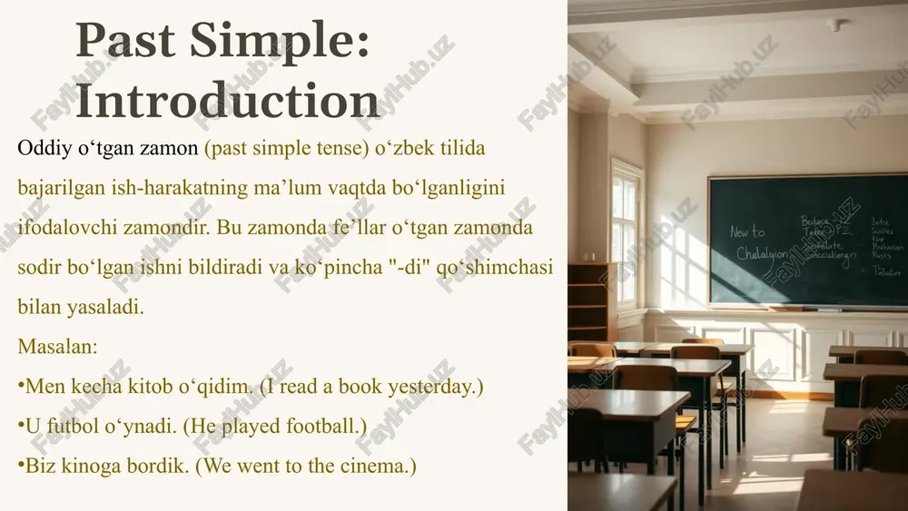 past simple: introduction — PPTX