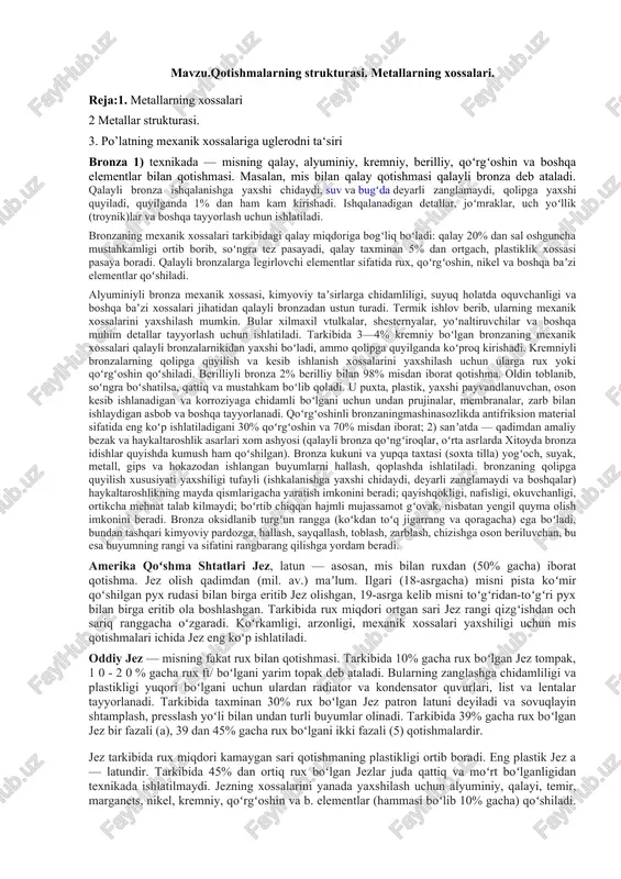 bronza — DOCX