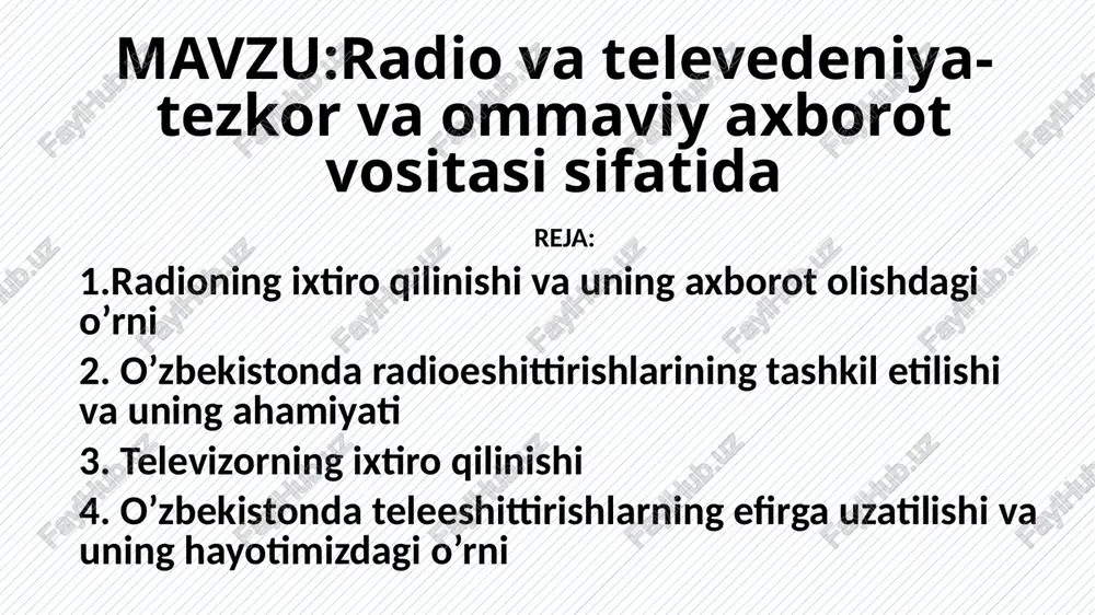 radiovatelevedeniya-tezkorvaommaviyaxborotvositasi — PPTX