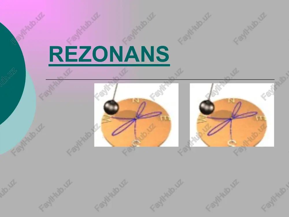 rezonans — PPTX