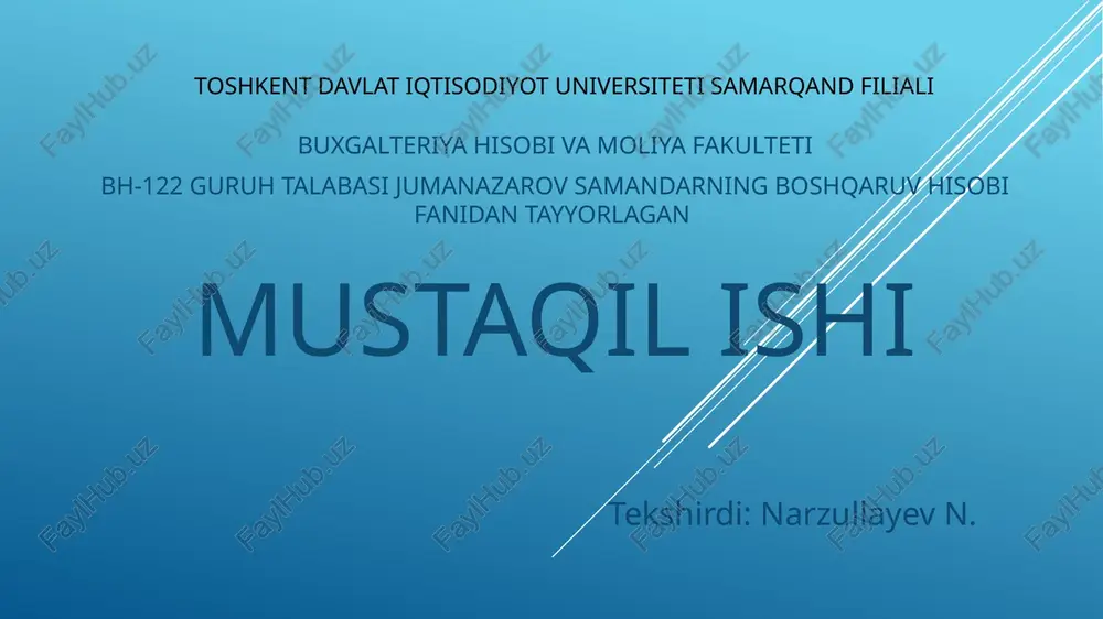 boshqaruv qarorlarini qabul qilishga relevantli yondashish — PPTX