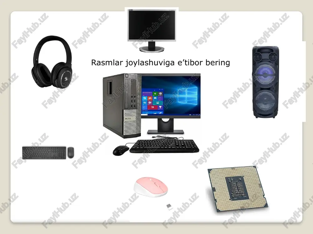 qaysi predmetning joyni o'zgargan? — PPTX