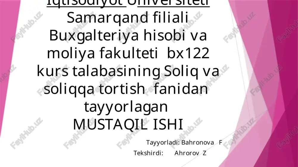 fransiyasoliqtizimi — PPTX