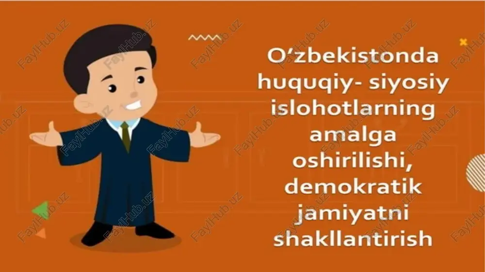huquqiy-siyosiy islohotlar — PPTX