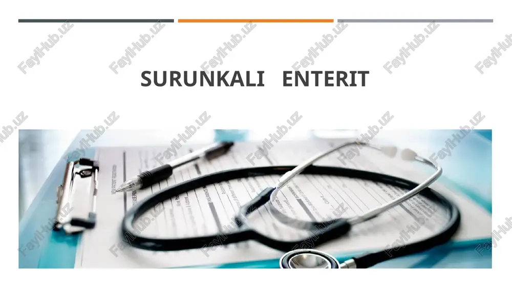 surunkali enterit — PPTX