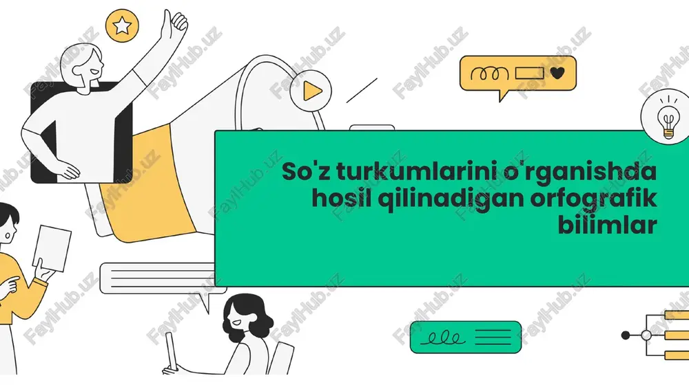 so'z turkumlarini o'rganish — PPTX