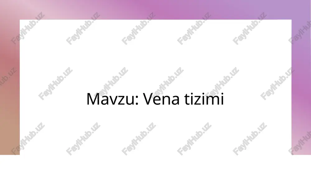 venatizimi — PPTX