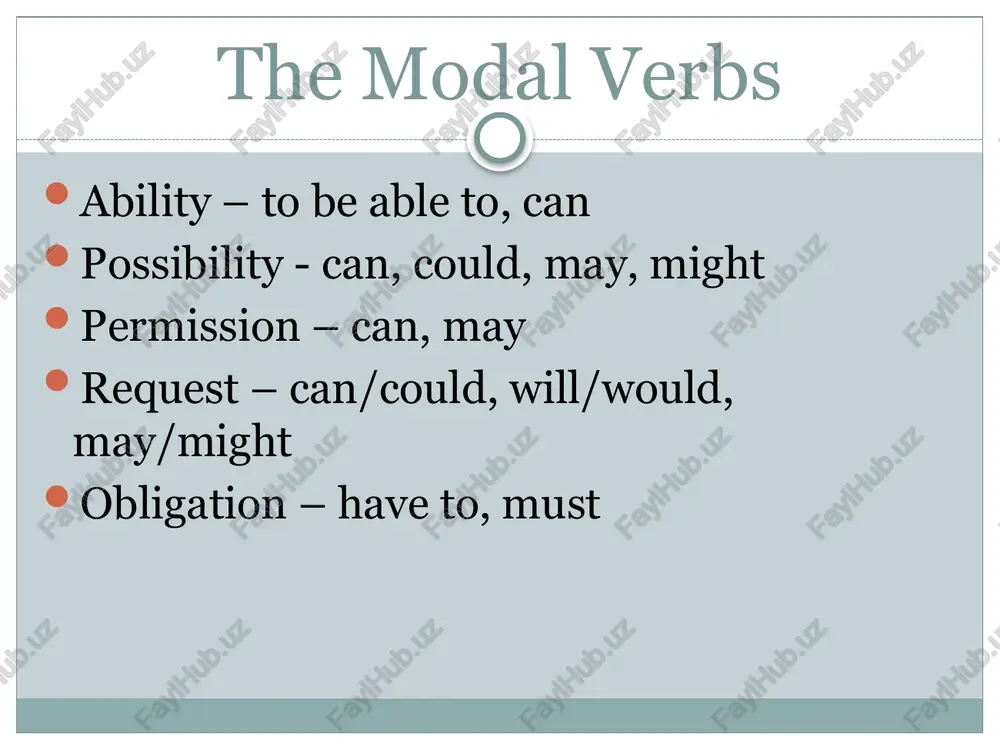 modal verbs — PPTX