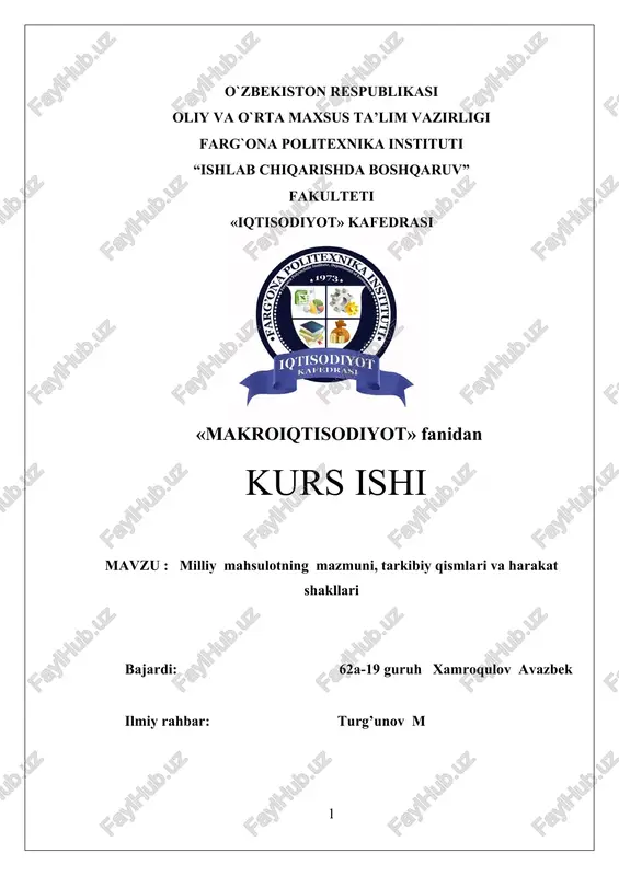 makroiqtisodiyot — DOCX
