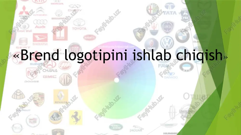 logotipni ishlab chiqish — PPTX