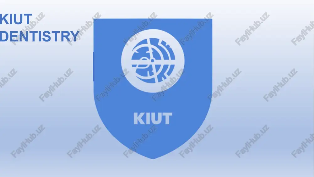 kiut dentistry — PPTX