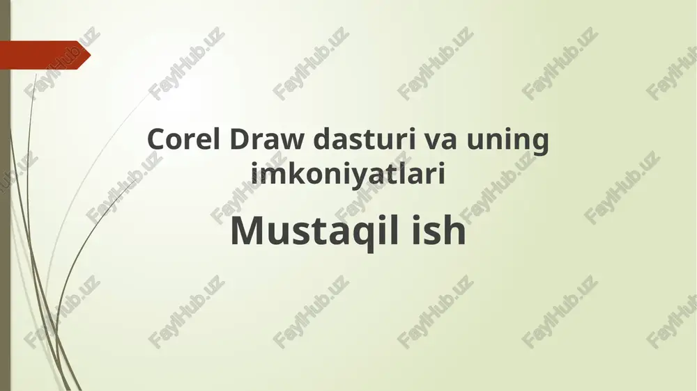 corel draw — PPTX