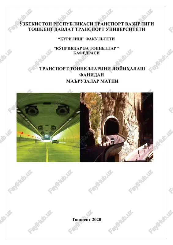 transport tonnellarini loyihalash — DOC