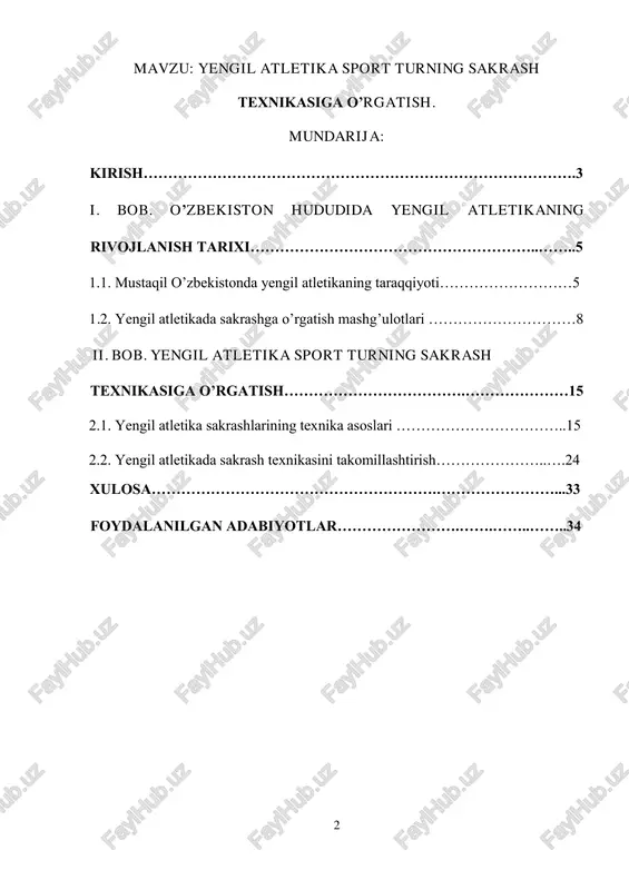 yengil atletika sport turning sakrash texnikasiga o’rgatish — PDF