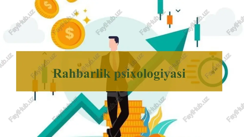 rahbarlik psixologiyasi — PPTX