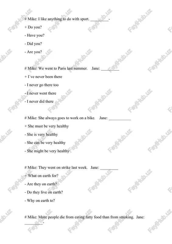 english tests — DOCX