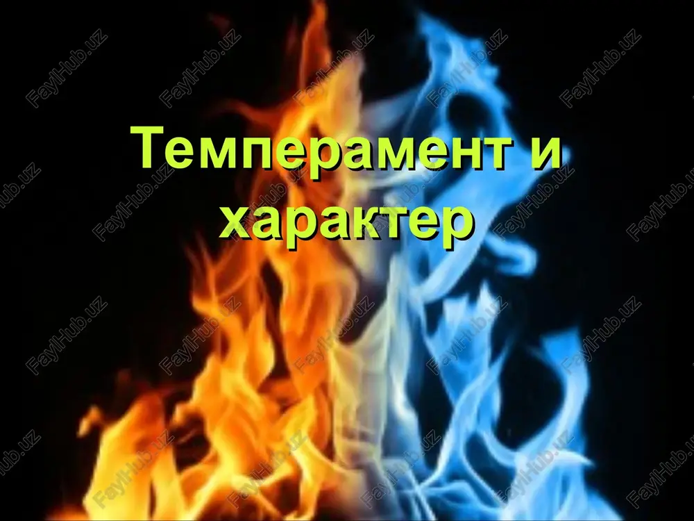 temperament i xarakter — PPT
