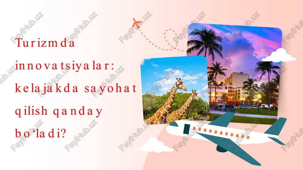 turizm sohasida innovatsiyalar — PDF