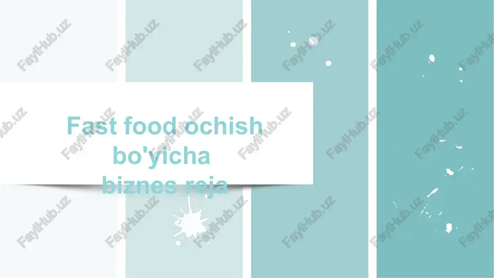 fast food — PPTX