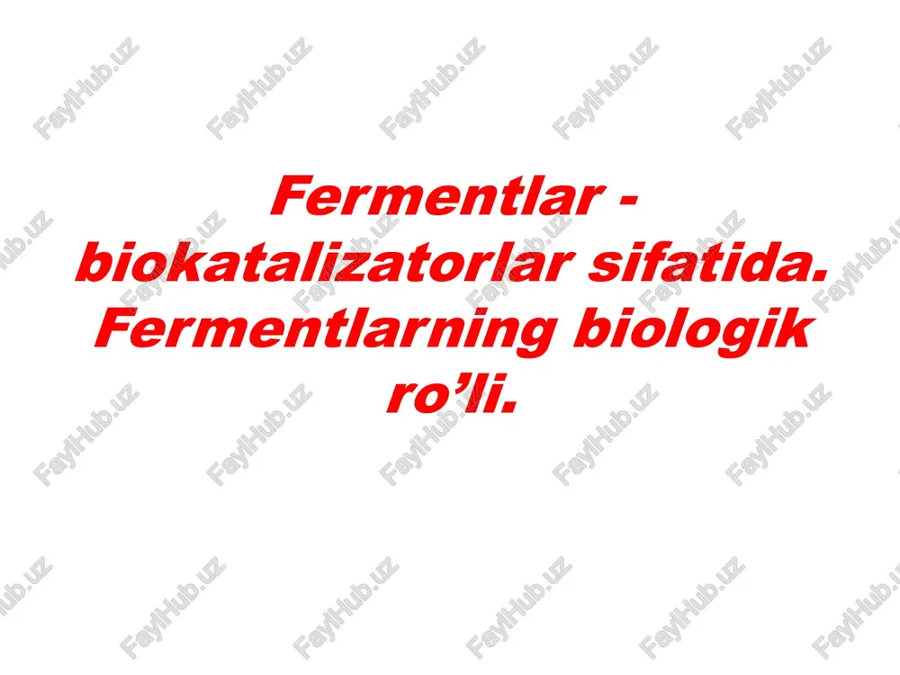 fermentlar — PPTX