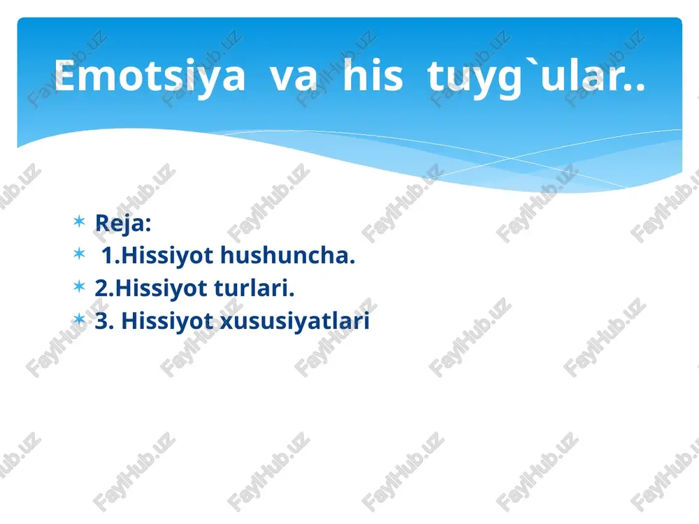 emotsiyalar — PPTX
