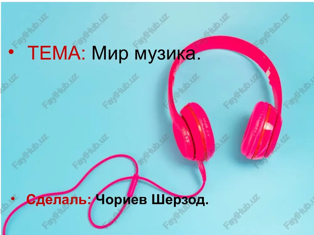 mir muzika — PPTX