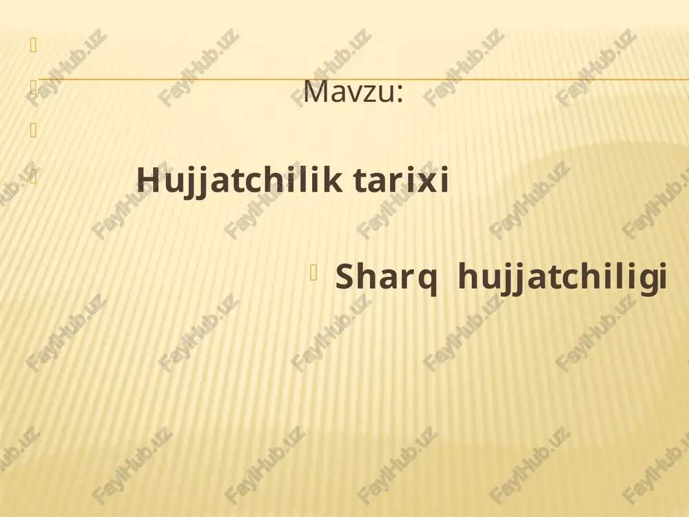 hujjatchiliktarixi — PPTX