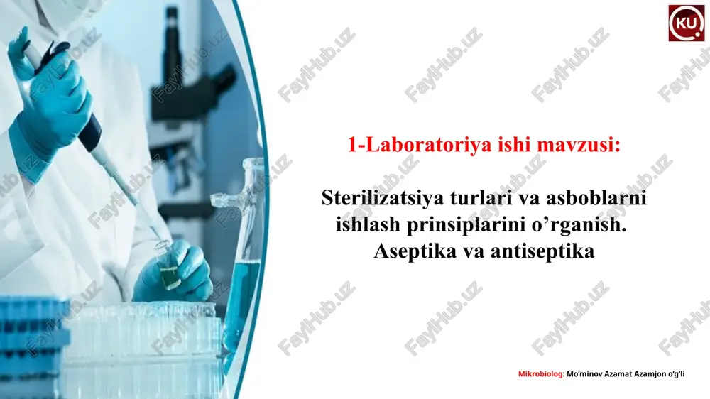 laboratoriya ishi — PPTX