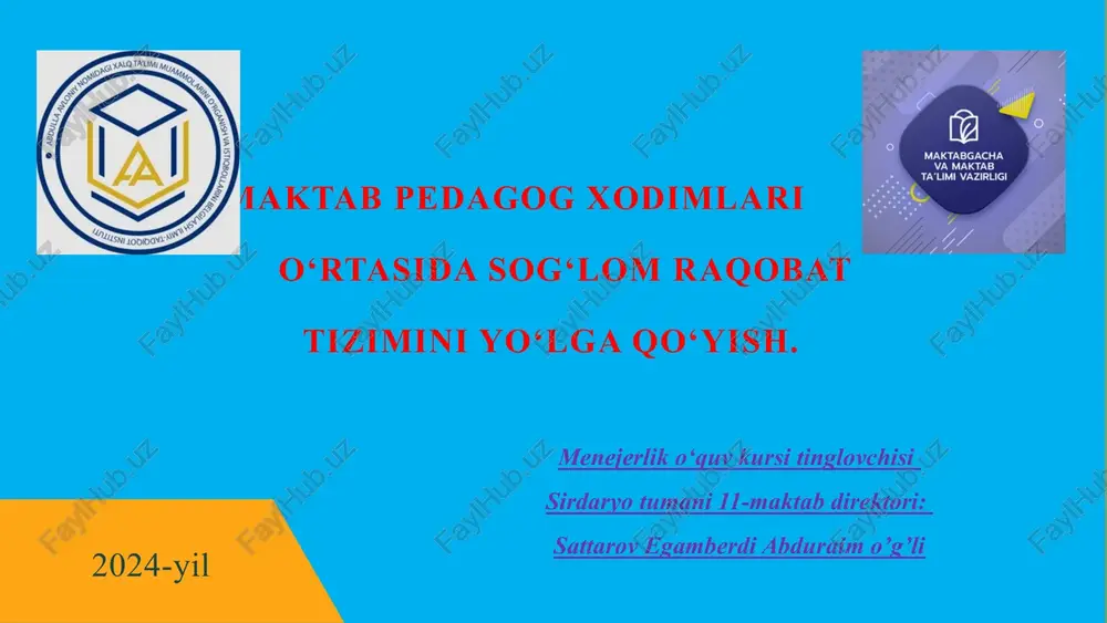 o'zbekiston respublikasi ta'lim qonunlari — PPTX