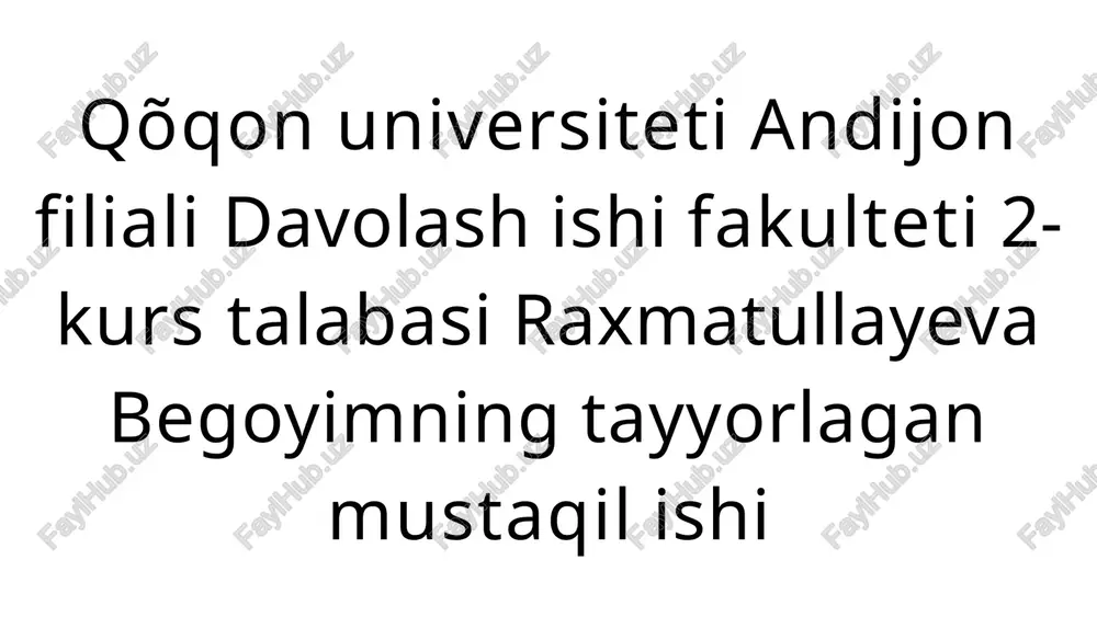 psixomatik kasalliklar va diqqat yetishmovchiligi — PPTX