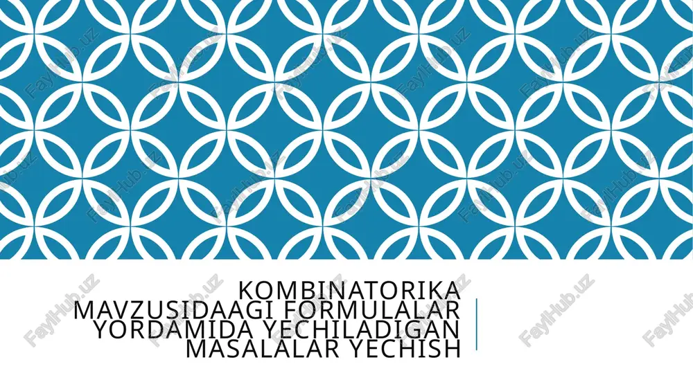 kombinatorika — PPTX