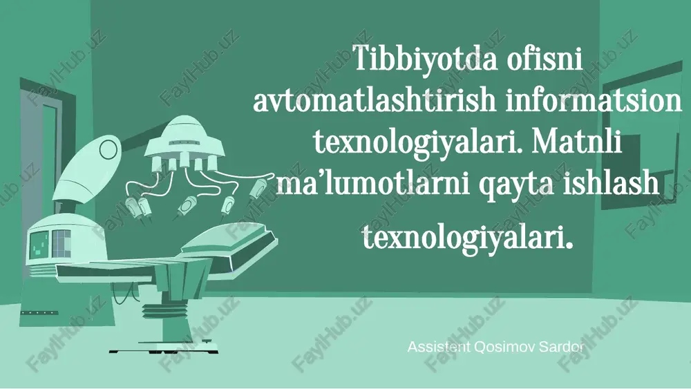 matn muxarrirlari — PPTX