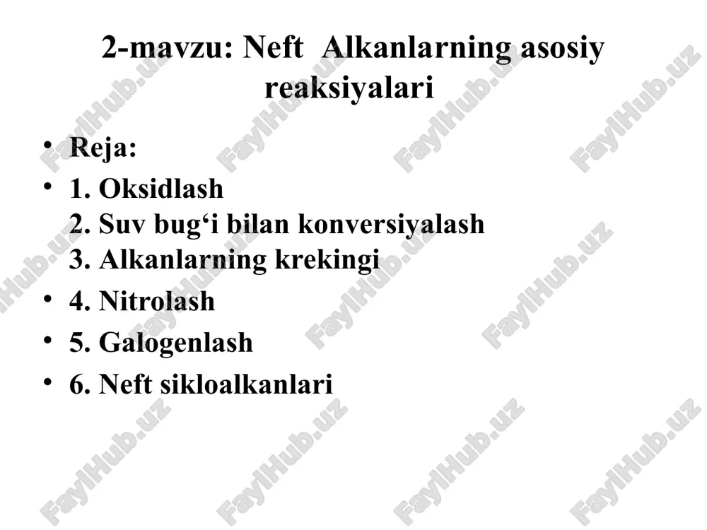 neftalkanlarningasosiyreaksiyalari — PPTX