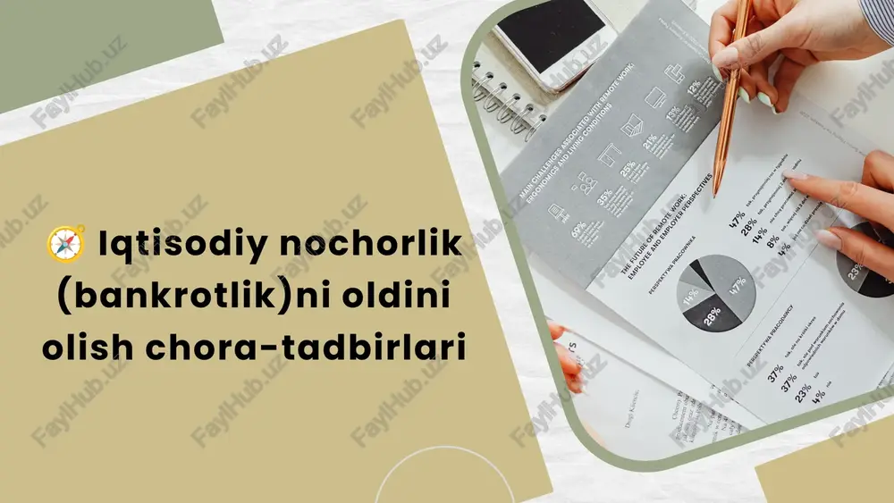 iqtisodiy nochorlikni oldini olish — PPTX