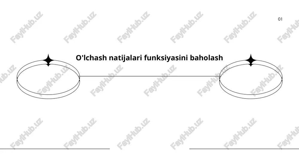 o'lchash natijalari funksiyasini baholash — PPTX