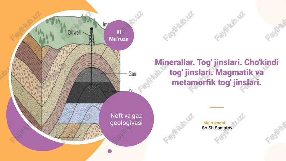 neft va gaz geologiyasi — PPTX